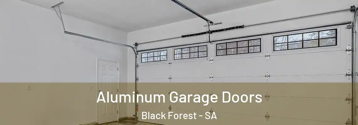  Aluminum Garage Doors Black Forest - SA