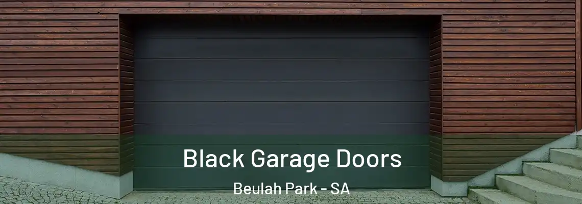  Black Garage Doors Beulah Park - SA