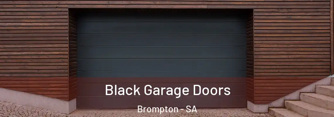  Black Garage Doors Brompton - SA