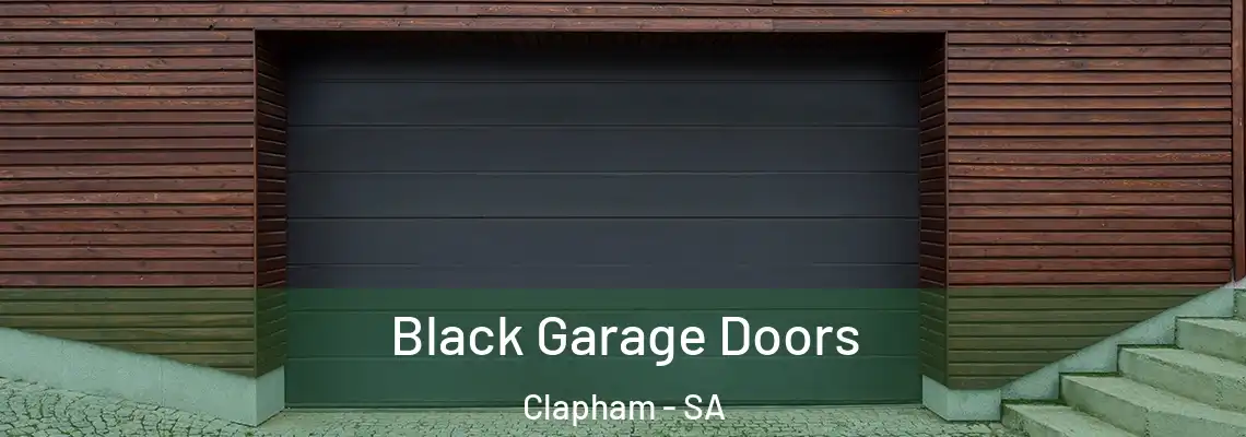  Black Garage Doors Clapham - SA