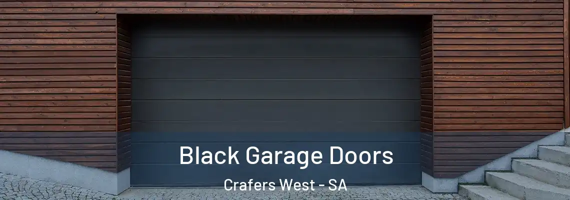  Black Garage Doors Crafers West - SA