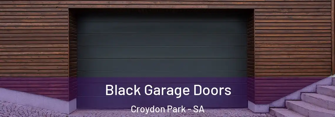 Black Garage Doors Croydon Park - SA