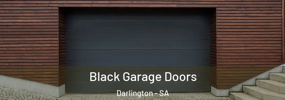  Black Garage Doors Darlington - SA