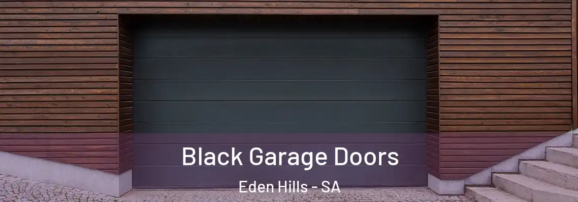  Black Garage Doors Eden Hills - SA