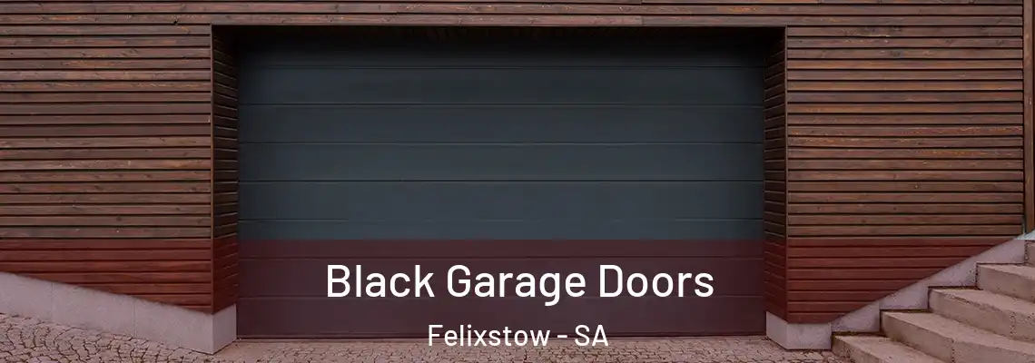 Black Garage Doors Felixstow - SA