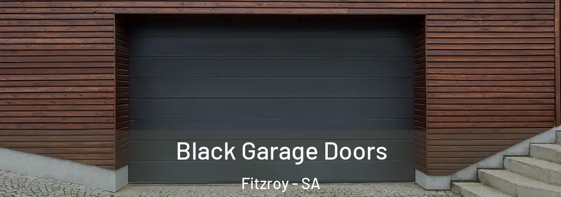  Black Garage Doors Fitzroy - SA