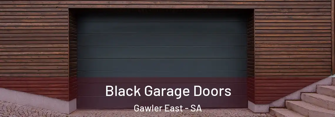  Black Garage Doors Gawler East - SA