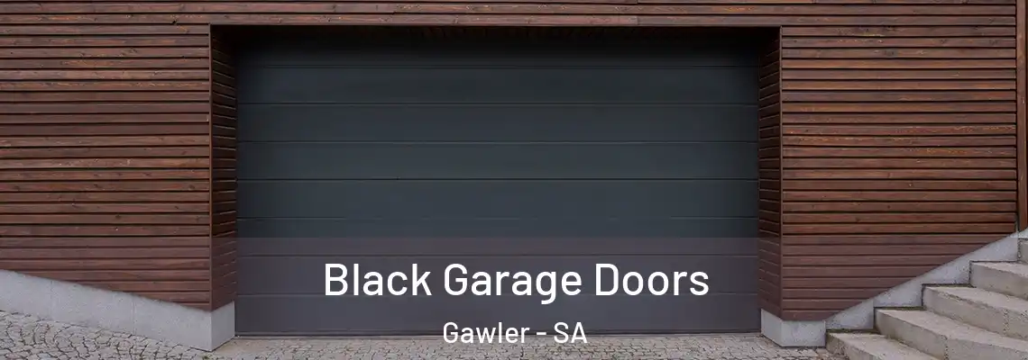  Black Garage Doors Gawler - SA