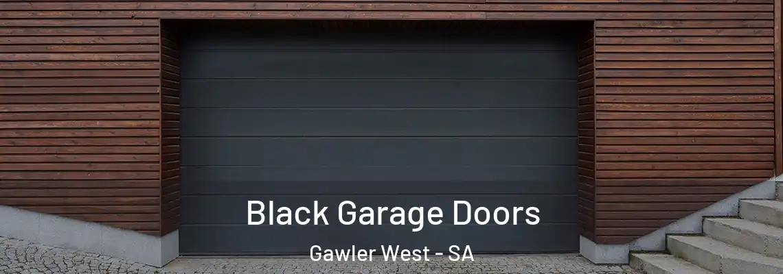  Black Garage Doors Gawler West - SA