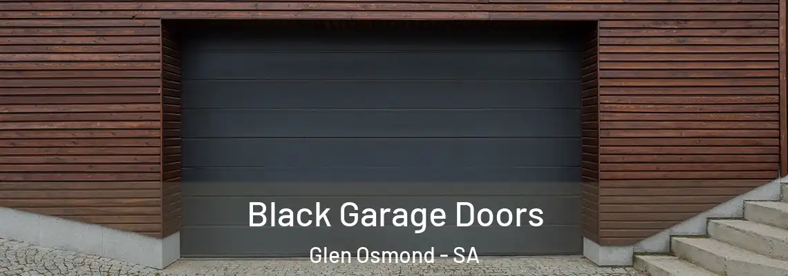  Black Garage Doors Glen Osmond - SA