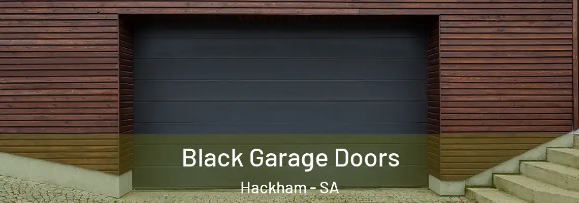  Black Garage Doors Hackham - SA