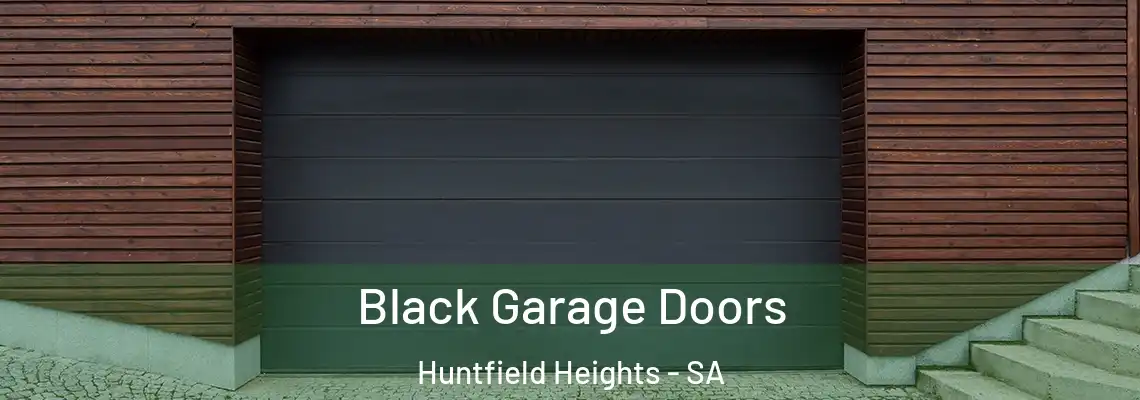  Black Garage Doors Huntfield Heights - SA