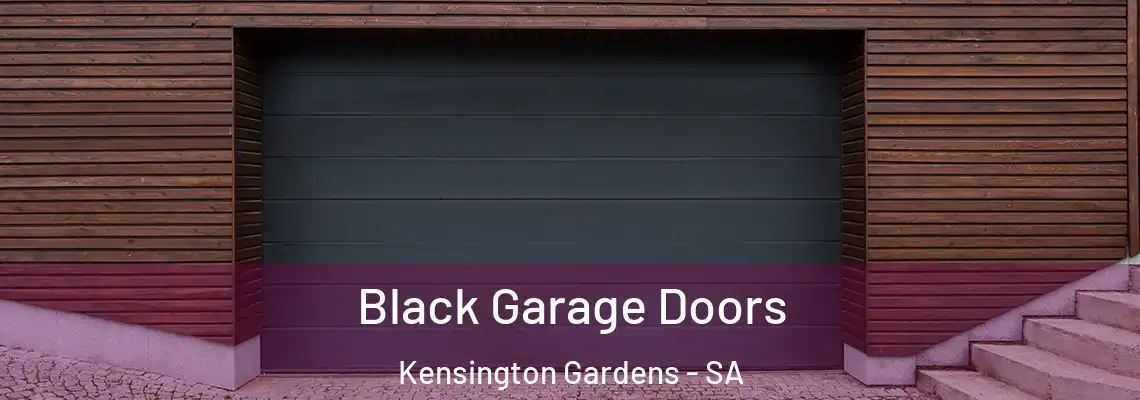  Black Garage Doors Kensington Gardens - SA