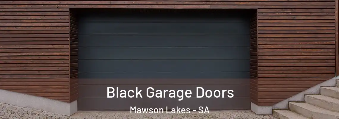  Black Garage Doors Mawson Lakes - SA