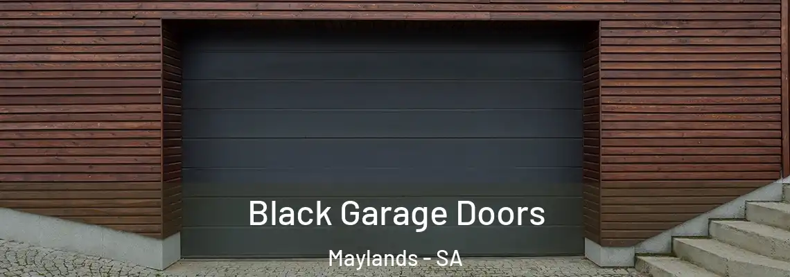  Black Garage Doors Maylands - SA