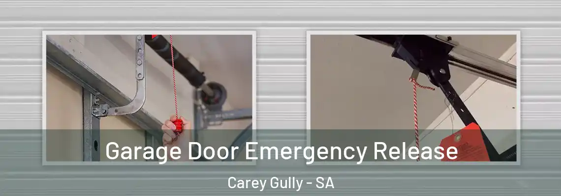 Garage Door Emergency Release Carey Gully - SA