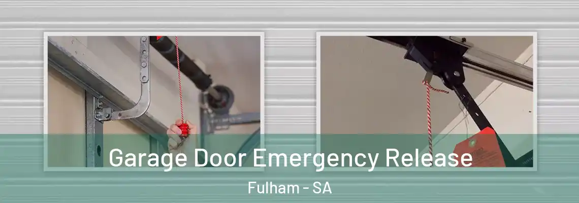  Garage Door Emergency Release Fulham - SA