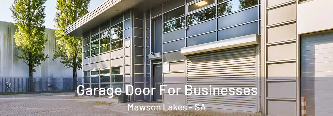  Garage Door For Businesses Mawson Lakes - SA