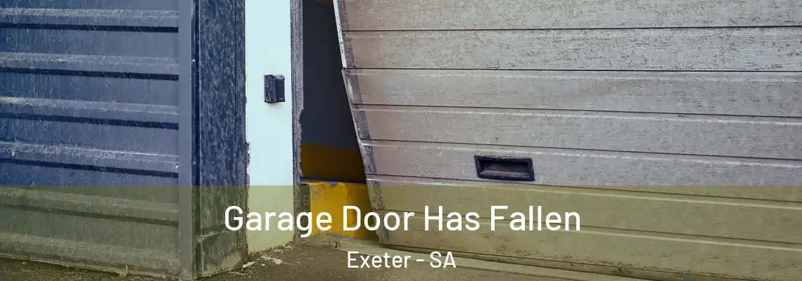  Garage Door Has Fallen Exeter - SA