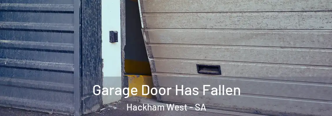  Garage Door Has Fallen Hackham West - SA