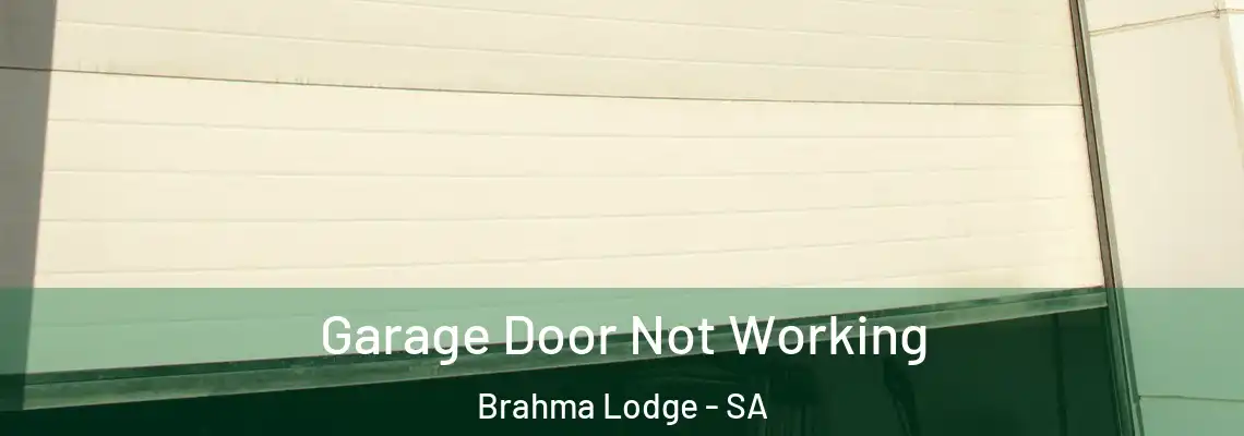  Garage Door Not Working Brahma Lodge - SA