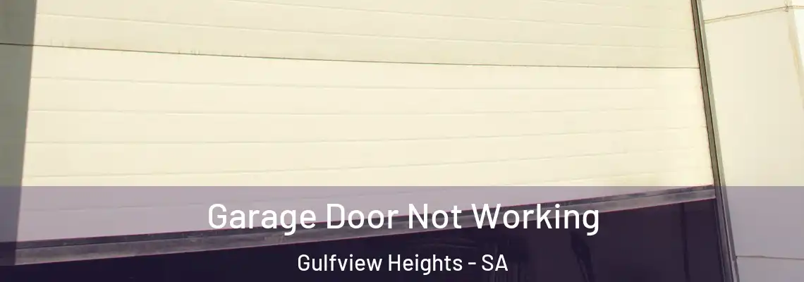  Garage Door Not Working Gulfview Heights - SA