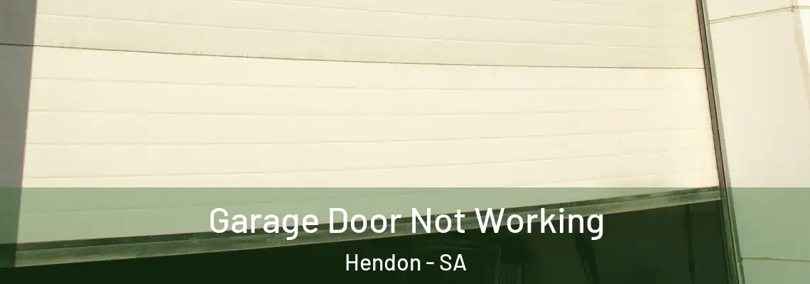  Garage Door Not Working Hendon - SA