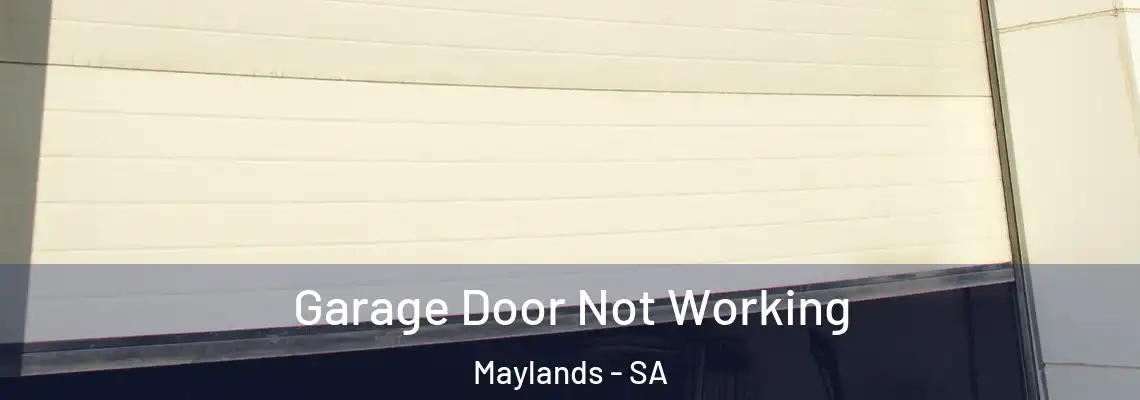  Garage Door Not Working Maylands - SA