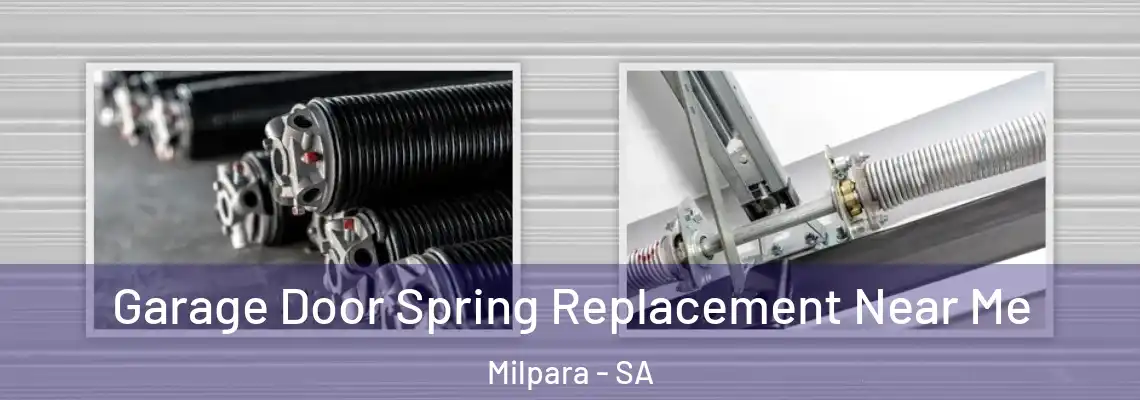  Garage Door Spring Replacement Near Me Milpara - SA