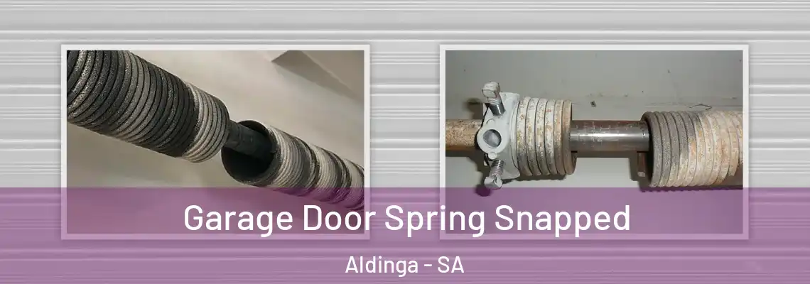  Garage Door Spring Snapped Aldinga - SA