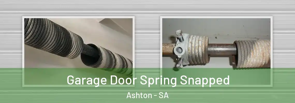  Garage Door Spring Snapped Ashton - SA