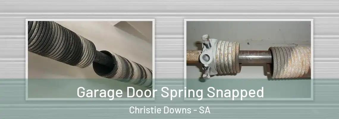  Garage Door Spring Snapped Christie Downs - SA