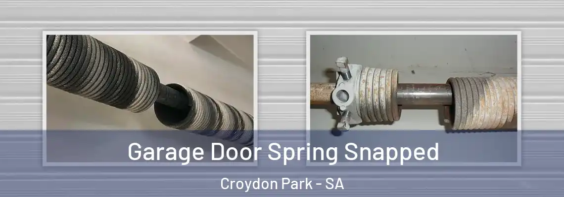 Garage Door Spring Snapped Croydon Park - SA