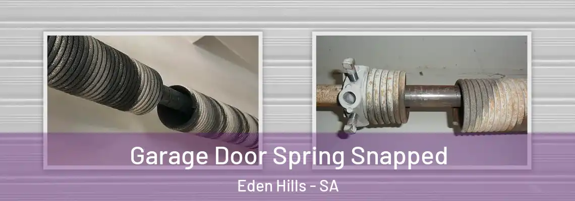  Garage Door Spring Snapped Eden Hills - SA