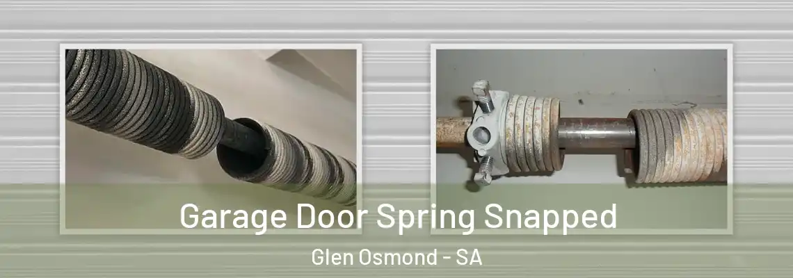  Garage Door Spring Snapped Glen Osmond - SA