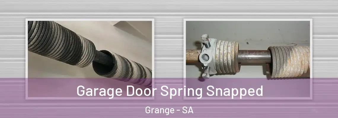  Garage Door Spring Snapped Grange - SA