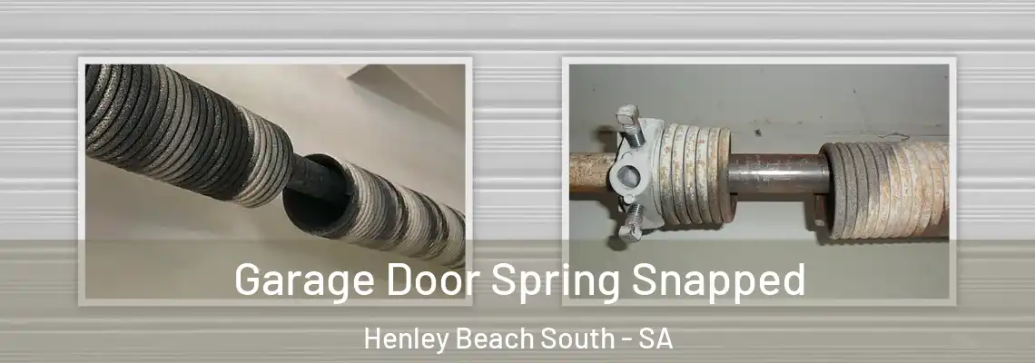  Garage Door Spring Snapped Henley Beach South - SA