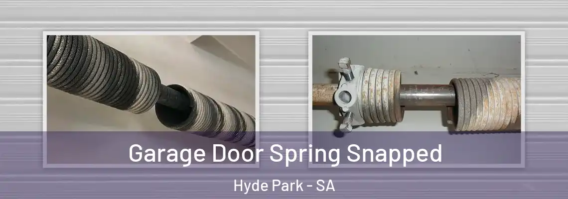  Garage Door Spring Snapped Hyde Park - SA