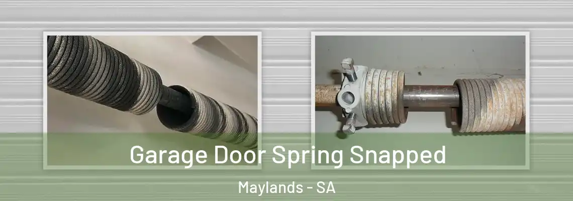  Garage Door Spring Snapped Maylands - SA