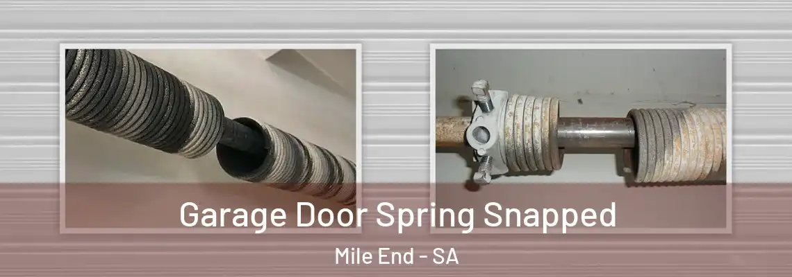  Garage Door Spring Snapped Mile End - SA