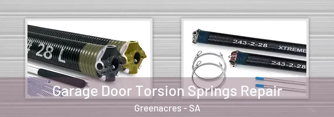 Garage Door Torsion Springs Repair Greenacres - SA