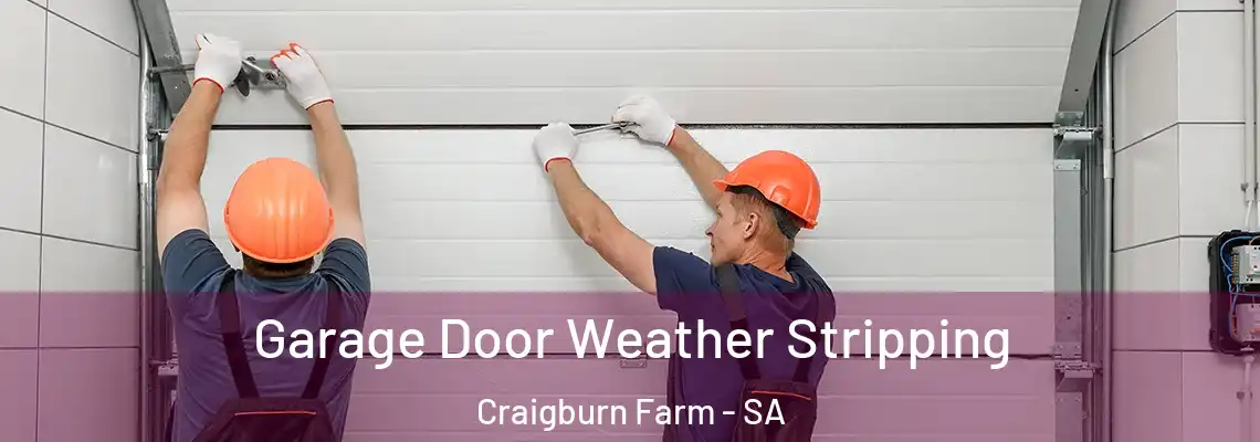  Garage Door Weather Stripping Craigburn Farm - SA