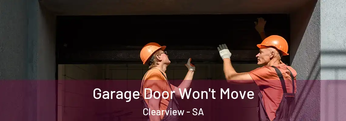  Garage Door Won't Move Clearview - SA