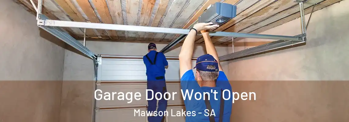 Garage Door Won't Open Mawson Lakes - SA