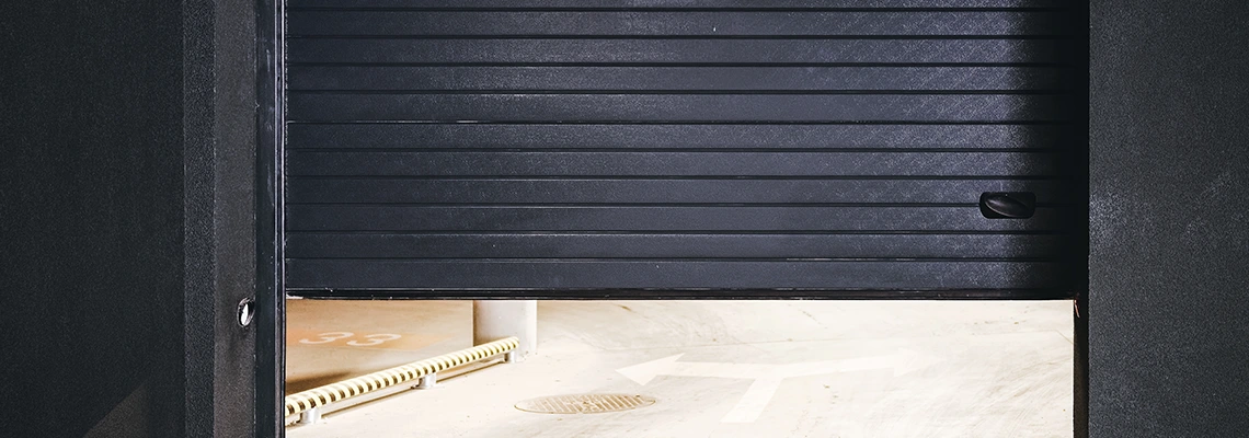 Residential Black Garage Door Installation in Melrose Park, SA