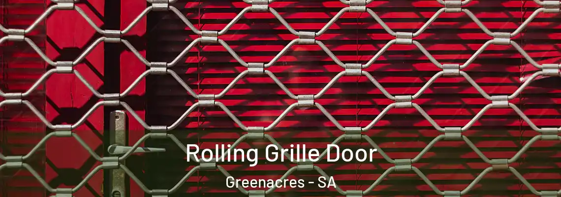  Rolling Grille Door Greenacres - SA